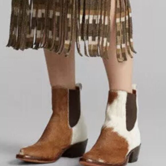 Ralph Lauren RRL Double RL Southwestern Ranch Rodeo Fringed Cashmere Knit Skirt - Picture 14 of 16